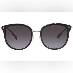 Michael Kors Black Frame Sunglasses with Gradient Gray Lenses